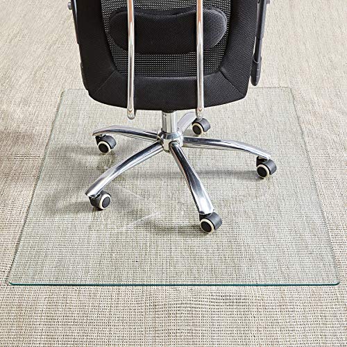 Mejores Tapetes para Sillas de Oficina TAPETE ALFOMBRILLA DE VIDRIO TEMPLADO ROSE HOME